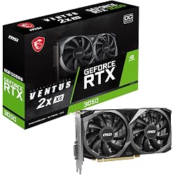MSI GeForce RTX 3060 VENTUS 2X 8G OC Gaming Grafikkarte - NVIDIA 