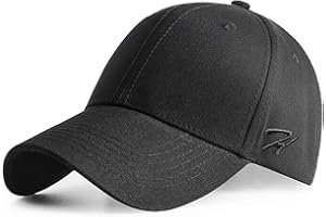 HASAGEI Baseball Cap Herren Damen Basecap Baseball Kappe Reine Farbe Baseboard Baseballkappe Cotton Cap für Tennis Golf Reisen