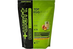 +WATT Top Eggxellent Protein - Integratore di Proteine dell'Albume dell'Uovo - Formato: Doypack 750 g - Gusto: Crema Zabaione
