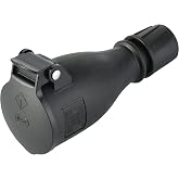 Electraline 55080, Professional Aerea Base, IP54 protection, with Automatic Spring to allow freehand operation, Black