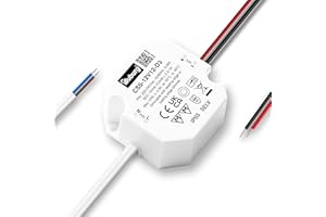 illuburg LED Driver 12V Dimmable TRIAC 2.4W - 12W Waterproof IP65 for LED Strip Spot Light Power Supply Transformer