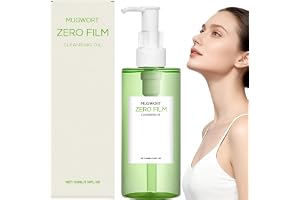 Mugwort Zero Film Cleansing Oil, Purifying Oil Cleaner, Natural Facial Oils Cleanser, Deep Cleansing Oils for Face, Återfukta