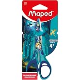 Maped Dragon School Scissors 13 cm, Children's Scissors Stainless Steel with Soft Bi-Material Rings, Scales Design, Ergonomic