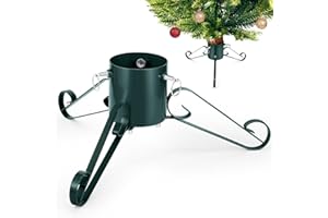 LATERN 50CM Metal Soporte para Árbol de Navidad, Resistente Base de Repuesto para Árbol de Navidad con Tornillo de Mariposa Apto para 3,5CM - 9CM Postes de Árbol, 120CM - 250CM Árbol Artificial