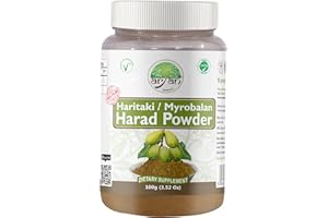 ARYAN HERBALS Harad ou Haritaki (Terminalia Chebula) Poudre 100 g