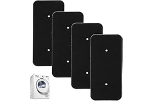 DEWFIGS ㅤ 4 x filtr gąbkowy, filtr na sucho kompatybilny z Hoover Candy 40006731, wymiary 275 x 125 x 10 mm, mata filtracyjna wielokrotnego użytku do suszarek bębnowych, z pompą ciepła kondensacyjnego