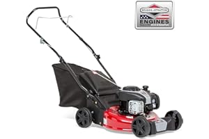 Sprint 460P Tondeuse à Pousser rotative de 46 cm/18 Pouces avec Moteur à Essence 450E Series de Briggs & Stratton, Rouge foncé
