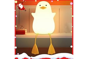 Okayera Cute Duck Lamp, Animal Silicone Night Light with Portable USB Rechargeable Timer Dimmable, Perfect Decor for Home Bedroom Living Room, Holiday Birthday Xmas Easter Gifts Idea