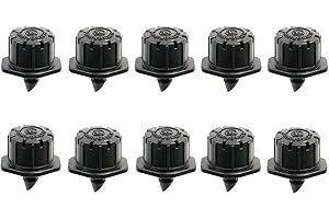 ANTELCO 10 X ADJUSTABLE SPRINKLERS ,FULL CIRCLE SPRAY PATTERN(compatible with hozelock 2787)