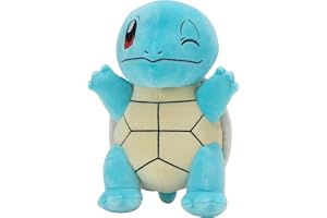 Pokemon Squirtle 20 cm plyschleksak - mjuk fylld djurfigur av kvalitet - present till barn, pojkar, flickor - 2+