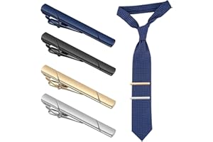 SOGHO 4 Pièces Pince A Cravate Homme,Pince Cravate Homme,Pince Cravate,Pince À Cravate,Style Professionnel Classique, Adapté À La Saint-Valentin, Aux Réunions, Aux Rencontres, À La Vie Quotidienne