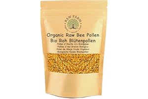 RAW FARM ORGANIC NATURAL FRESH 500 g Organic Raw Bee Pollen – 100% Natural, Unprocessed, Premium Quality Superfood – Rich in Vitamins, Minerals & Protein – Sustainably Sourced