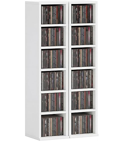 Atlantic Onyx Wire CD-Tower, für 80 CDs in mattschwarzem Stahl (aktualisiert