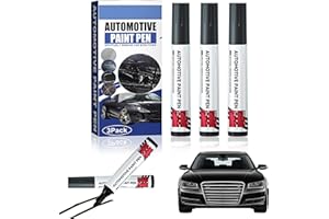 ‎MIIOTO Miioto Auto Kratzer Reparaturstift, Auto Lackreparaturstift, Lackstift Schwarz Auto, Wasserfester Autolack-Kratzer-Reparaturstif, Tragbares Auto Universal für Autokratzer (Schwarz) (Schwarz)