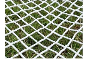 NAKAN Blanco Red De Seguridad De Niños Red Protectora, 5 Cm De La Red del Acoplamiento For Niños Se Juguetes Protección, Anti-caída Balcón Escalera Barandilla Neto, Patios Al Aire Libre Cerca Red