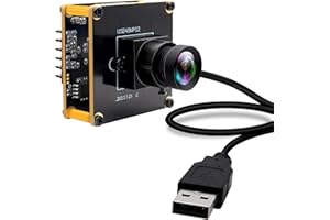 ELP Caméra USB 48 MP 8K Module de caméra USB Objectif Grand Angle PC Caméra Lightburn pour Surveillance de Gravure Laser Octoprint Imprimante 3D 6000P USB Caméra de Surveillance pour RaspberryPi