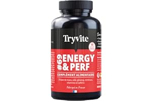 Formule Testo Homme | Performances Masculine | Vigueur Energie Endurance | 90 Gélules Pour Circulation Sanguine | Ginseng MACA - COLA -vitamines et minéraux | TRYVITE ENERGY&PERF