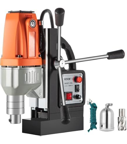 Perceuse Magnétique T-Mech 1200W - Perceuse Carotteuse Puissante Pour Métal Et Béton | 35mm Diamètre | 230V