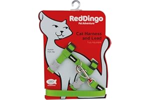 Red Dingo Laisse/Harnais pour Chat Vert