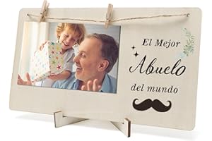 CRAHALEN Regalo Abuelo Regalo Abuelo Navidad Regalos Para Abuelo Regalos Para Abuelo Originales Regalos Abuelos Primerizos Regalo Del Día Del Abuelo Marcos De Fotos Originales Cuadro Personalizado Con Foto