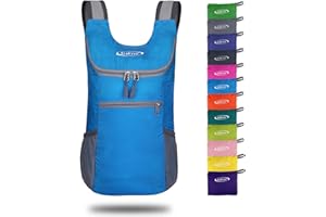G4Free Ultra Lightweight Small Rucksack Foldable Backpack Packable Rucksack 11L for Travelling Walking Cycling Hiking or Multipurpose Daypacks Unisex