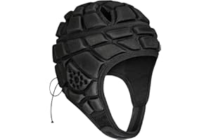 DGYAO Rugby Headguard, Scrum Cap Junior Kids Boys Protective Headgear, Padded Gear Helmet For Head Protection…