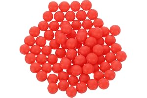 QUARKZMAN PP-plastförvaringskulor 6 mm solid röd 200 stycken