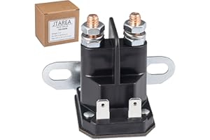 JTAREA 725-04439 Relais de Démarreur Solenoide 12V Solénoïde Tracteur Tondeuse Relais Demarreur Starter Solenoid Relay pour John Deere AM138068 Cub Cadet 725 04439 MTD Tondeuse Autoportée