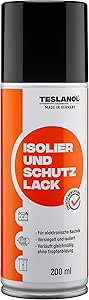 Teslanol 26027 Isolier- und Schutzlack zum Versiegeln und Isolieren von elektronischen Bauelementen - 200 ml