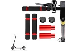 Fututech - Manillar de extensión de aluminio para Xiaomi M365 Pro Pro2 1S Mi 3 funda de manillar para Segway Ninebot ES1 2 3 4 5 E22 E25 Scooter eléctrico Accesorios piezas de repuesto (rojo)