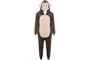 A2Z 4 Kids Zwierzę Onesie Dla Dzieci Unisex Małpa Chłopcy Super Miękki Kostium Dla Dzieci Onesie Piżama Wygodne Dzieci Sukienka Up Kostium Do Kids Prezenty Wiek 2-13 Lat