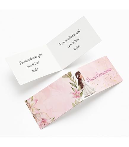 24 Bigliettini Tondi Per Bomboniere Comunione - Diametro 38mm Personalizzabili - Foto 11
