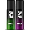 Beardo Glory & Pride Perfume Body Spray (Set of 2) Get compliments with Long lasting Fougere, Aromatic Deodorant Brand | Gift For Brother | Gift For Friends