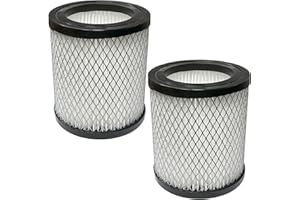 BEAUFAN 2 filtri HEPA compatibili con DPE, OLIMPIC, PowerPlus, K-408 aspirapolvere verticale, filtro cilindro di ricambio con armatura per contenitore universale perforato cenere