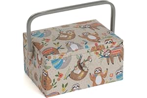 Hobby Gift Medium Sewing Craft Hobby Storage Box, Sloth