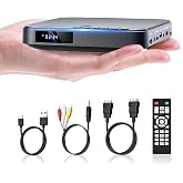 DESOBRY Mini HDMI 1080P Multi-Zone TV DVD Player | Compatible with all regions. Plays DVD, CD, DVD&plusmn;R/RW, CD-R/RW, VCD and SVC