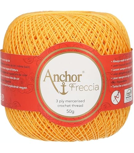 Acquista 190 Marrone Chiaro Gomitolo Cotone 100g Filo Di Scozia Per Uncinetto Corallo Rosa Antiche Mercerie