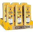 Schwarzkopf Gliss Oil Nutritive Balsamo Nutriente, 6 confezioni da 200ml, Balsamo nutriente arricchito con Omega 9 e Olio di 