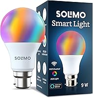 Amazon Brand - Solimo Smart LED Light, 9W, B22 Holder, Alexa Enabled