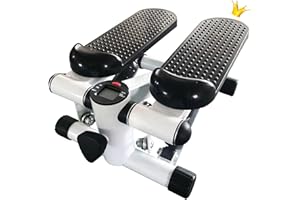 Anth Mini stepper 2 en 1 para el hogar, fitness up-down swing stepper,pequeño aparato de fitness para piernas y Pozidriv Entrenamiento en casa con pantalla