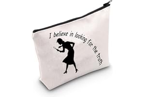 LEVLO Nancy - Bolsa de cosméticos para fans de Nancy con cremallera para mujeres y niñas, Buscando la verdad