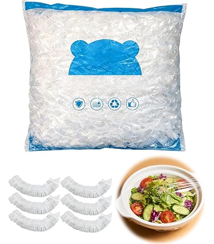 Produktbild von 300er-Pack Elastische Frischhaltebeutel Mit Gummizug – Transparent, Hitzebeständig, Für Schüsseln, Teller & Behälter Verschiedener Größen
