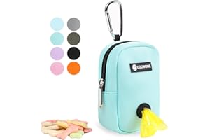 COOWONE Dog Treat Pouch Hands Free dog walking bag with Metal Carabiner, 900D Oxford Cloth Poop Bag Holder for Pet Puppy Training Travel or Outdoor camping