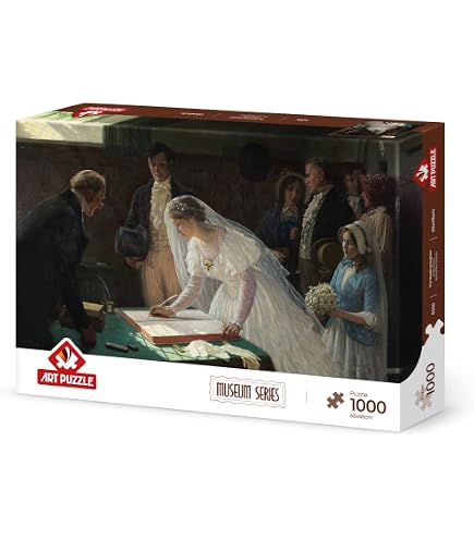 Puzzle 1000 Pièces Clementoni Museum - The Arnolfini Portrait (Portrait Des Arnolfini), Neuf