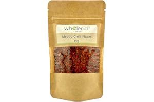 Aleppo Chilli Flakes, Authentic Turkish Pul Biber (from Turkey) 50g - Wholerich Foods