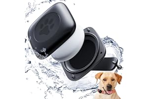 CloudValley Wodoodporny uchwyt na obrożę dla psa IPX8 do Apple AirTags, etui zapobiegające zgubieniu AirTag, kompatybilne z psami i kotami, śledzące zwierzęta do Apple iPhone, ultralekkie, pasuje do