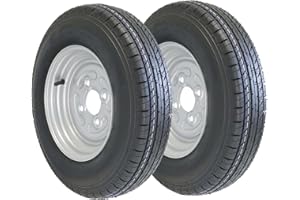‎THE DRIVE The Drive 2 x Complete Wheel 4.50-10 76N TL M+S for Small Car Trailers Rim 3.50 x 10 ET0 / ML60 - Bolt Circle 4 x 100 | Load Capacity 400 kg Each - Max. 140 km/h | with Rim