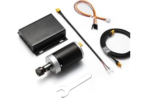 Genmitsu CNC Brushless Motor DC Spindle Kit 24V 12000rpm con scheda di trasmissione e portapinze installato, perfetto per la serie 3018 CNC Machine
