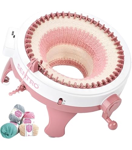 Machine à Tricoter Avec 22 Aiguilles + 2 Pelotes De Fil