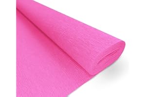 Interdruk- Carta crespa di Alta qualità, 160 g/m², 110 Rosa, Colore, BIKW110